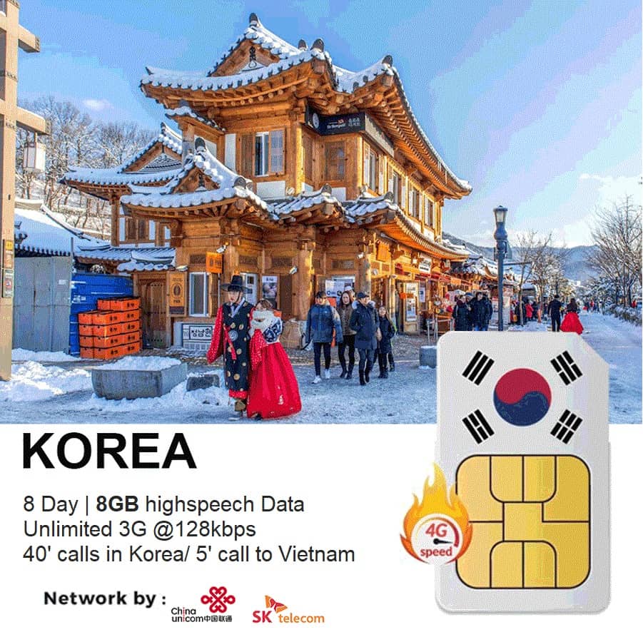 korea travel sim