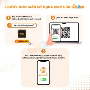 3 bước cài đặt esim