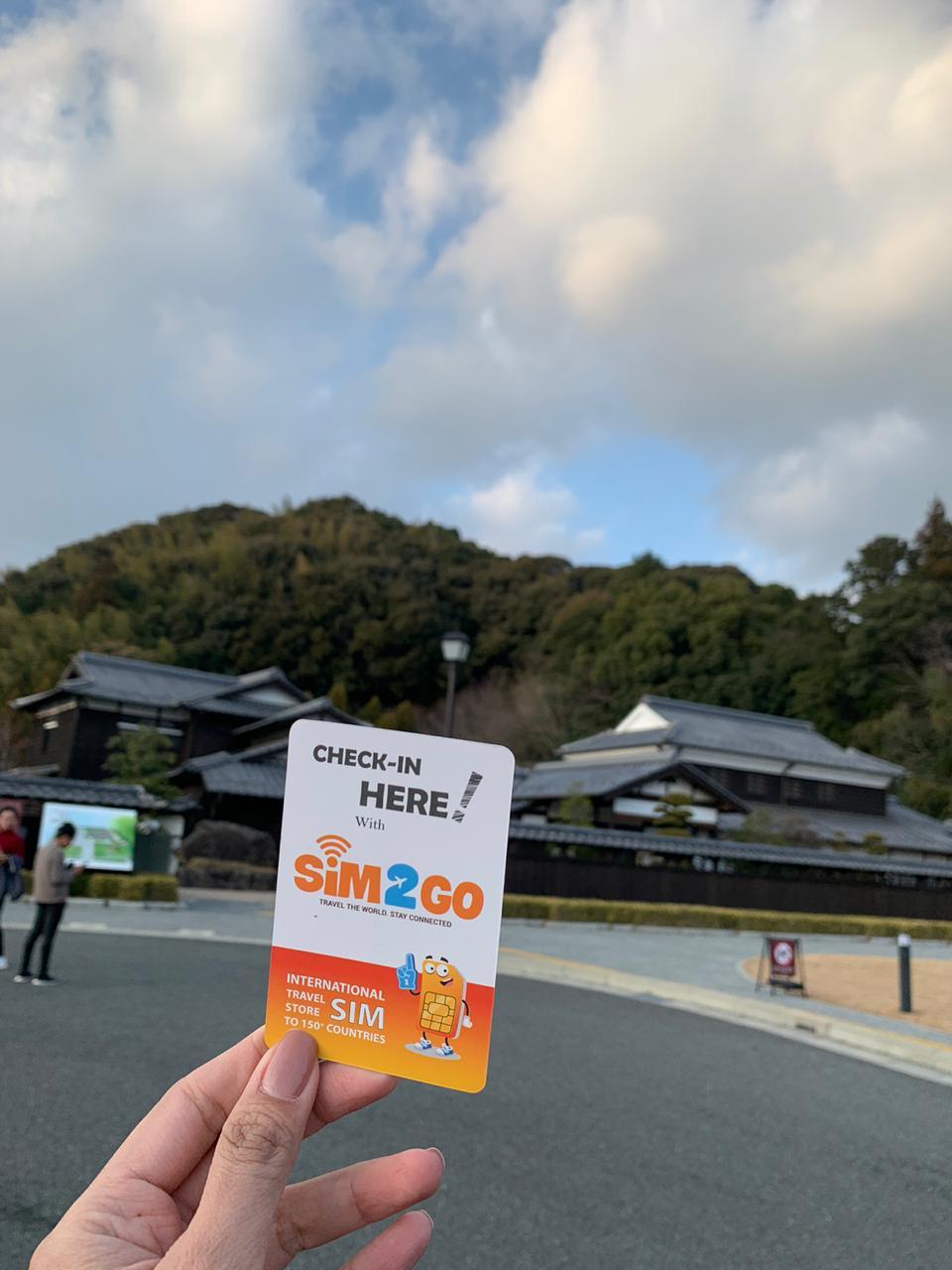 Khách hàng SIM2GO sử dụng SIM Nhật Bản khi tham quan Yamaguchi