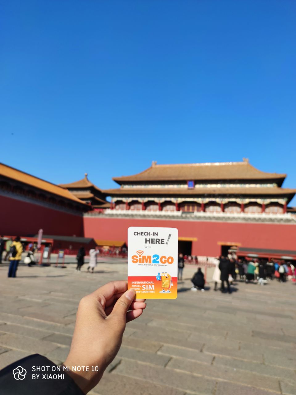 Khách hàng SIM2GO check-in tại Tử Cấm Thành
