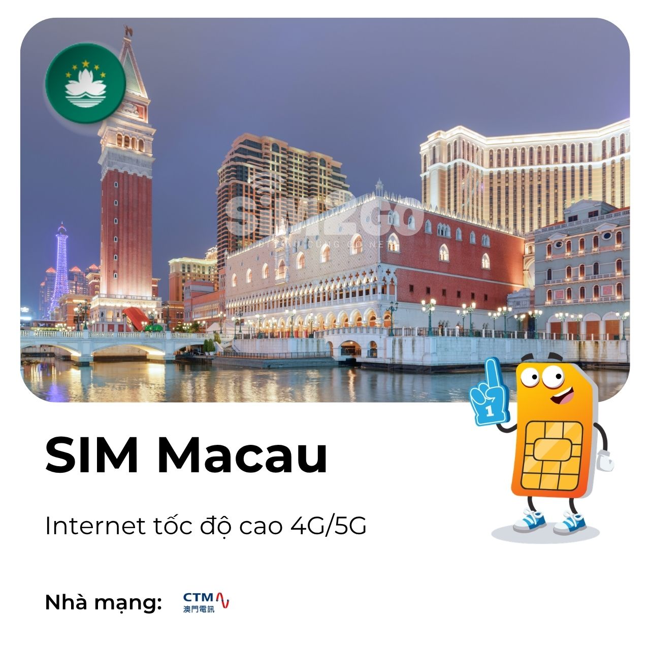 sim 4g macau, sim du lịch macau, sim data macau