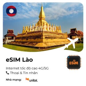 esim lào, mua esim lào tại việt nam, esim lào mạng unitel