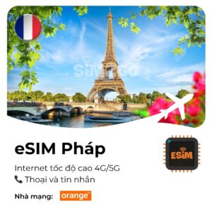 eSIM Pháp