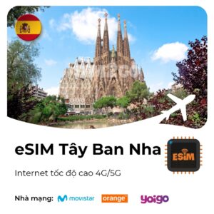 eSIM Tây Ban Nha