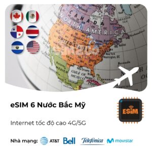 eSIM Bắc Mỹ