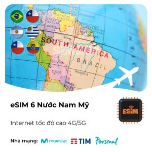 eSIM Nam Mỹ