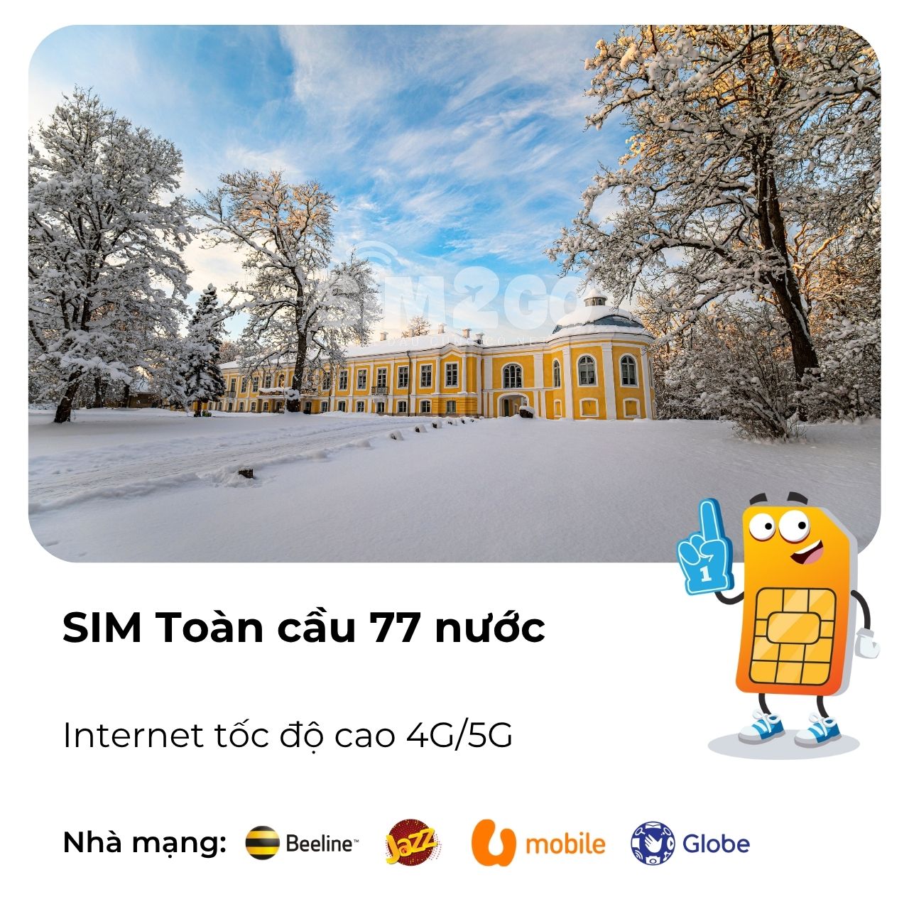 sim toàn cầu 77 nước