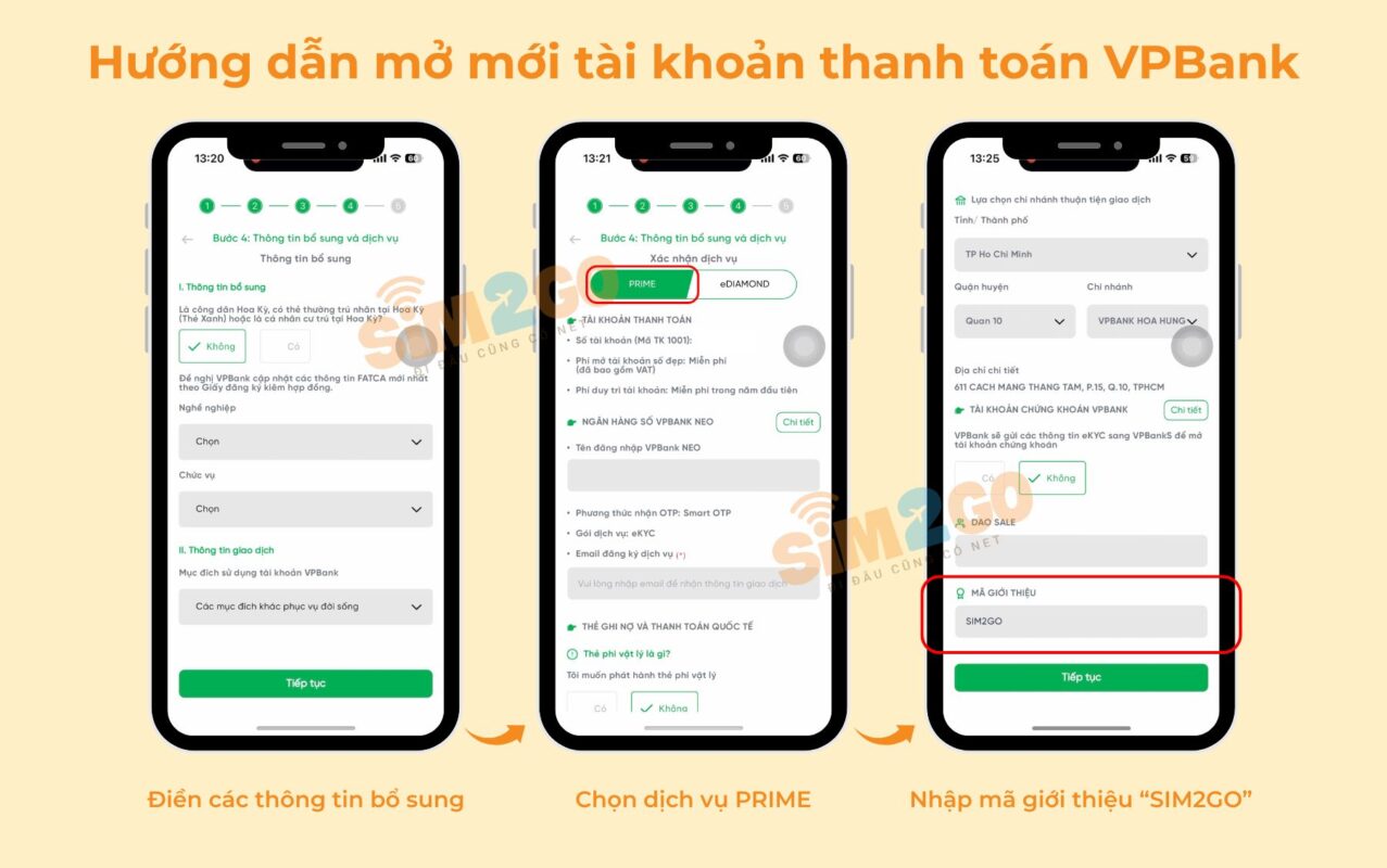 nhập mã giới thiệu sim2go