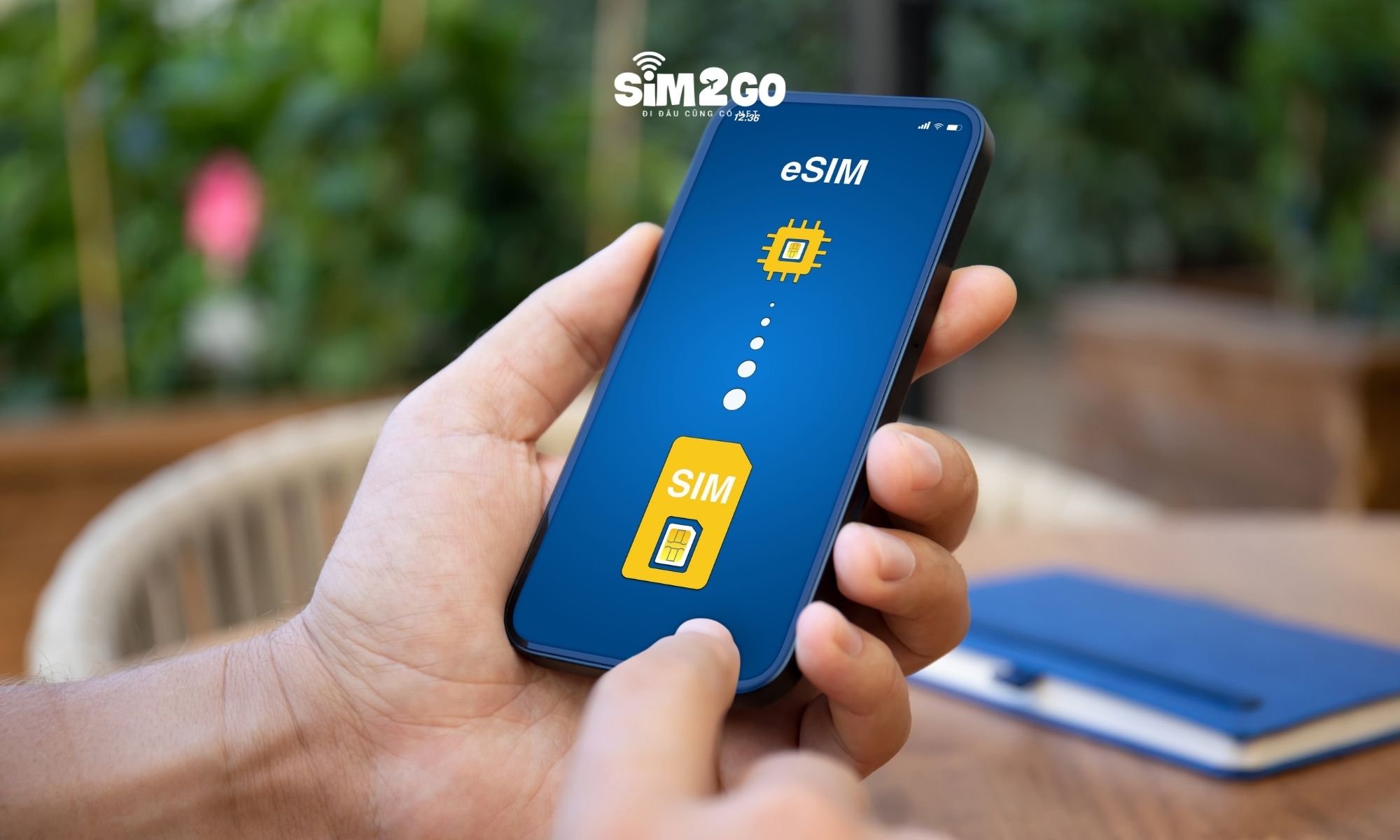 Bắt buộc phải có kết nối internet từ WiFi hoặc data khi cài eSIM