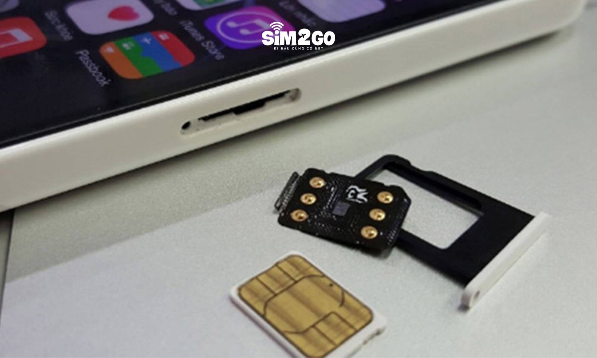 Các bước lắp SIM khác để kiểm tra iPhone lock