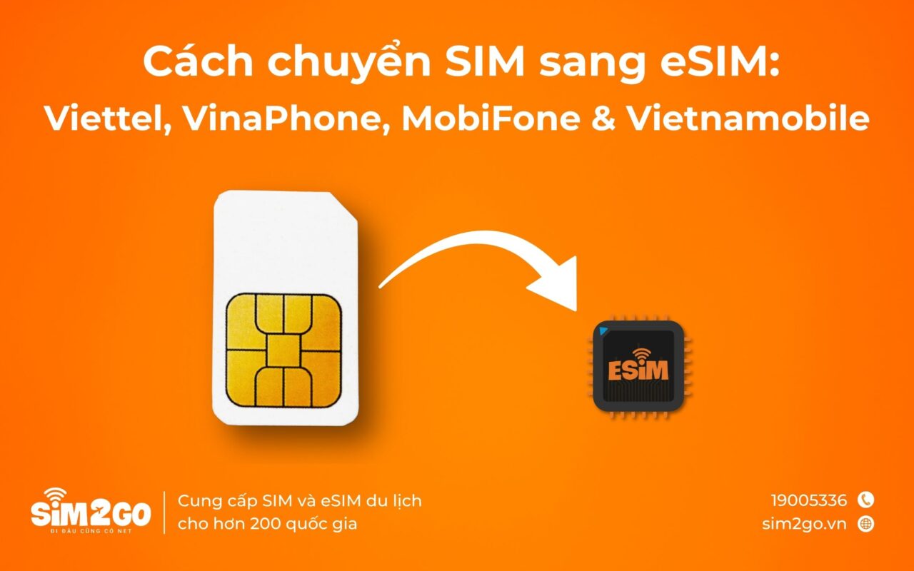 Cách chuyển SIM sang eSIM