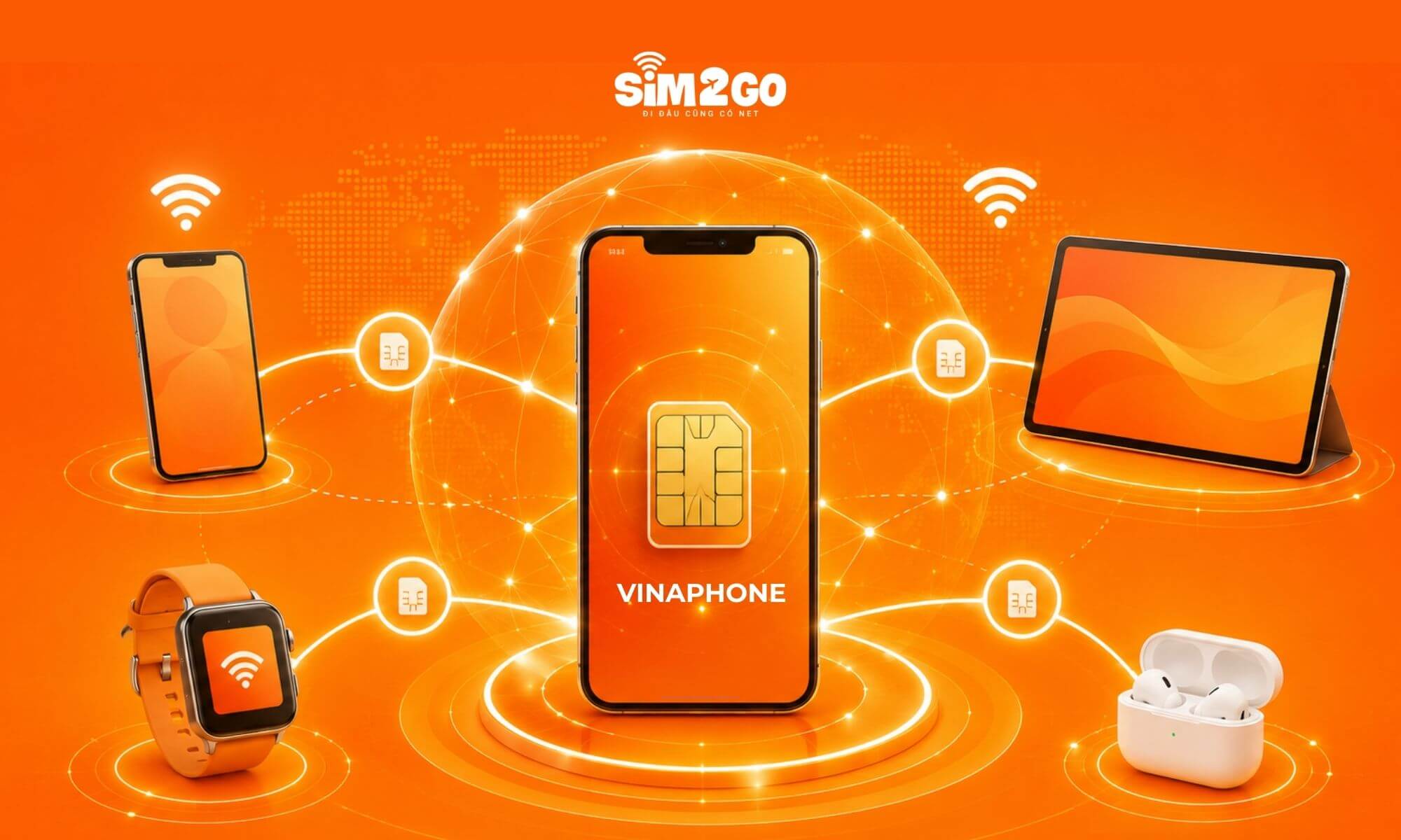 Kết nối điện thoại, tablet, smartwatch chỉ với một số thuê bao VinaPhone