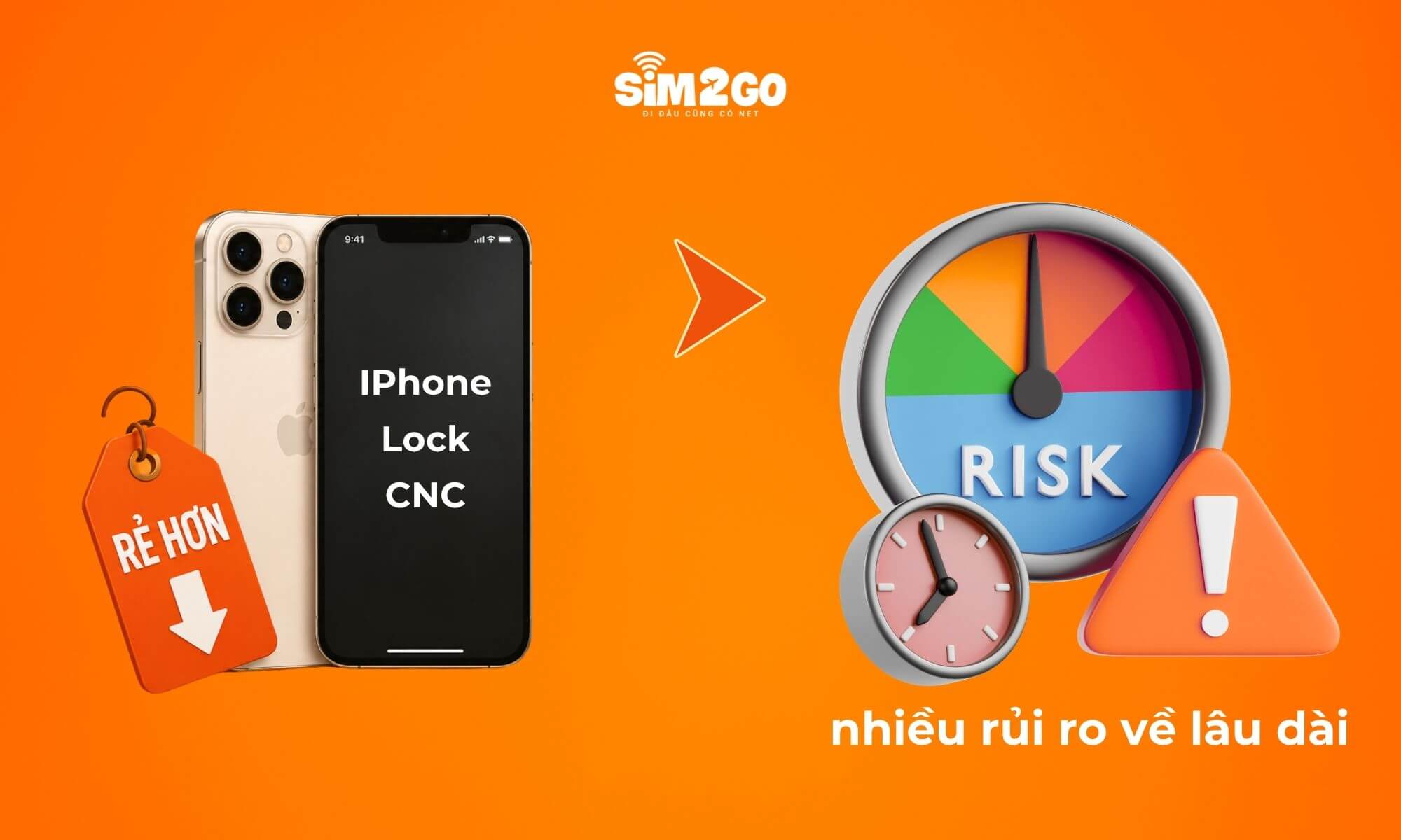 iPhone lock CNC có thể rẻ hơn nhưng đi kèm nhiều rủi ro về lâu dài