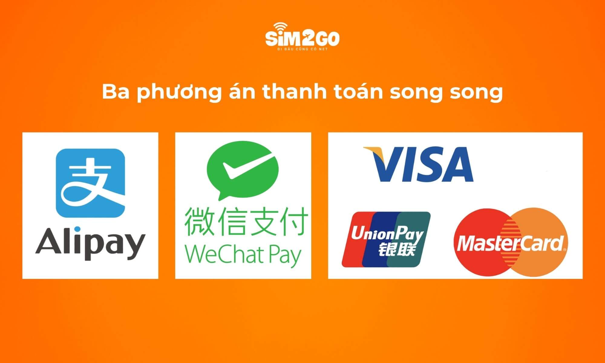 Ba phương án thanh toán song song giúp bạn không bao giờ bị kẹt tiền tại Trung Quốc