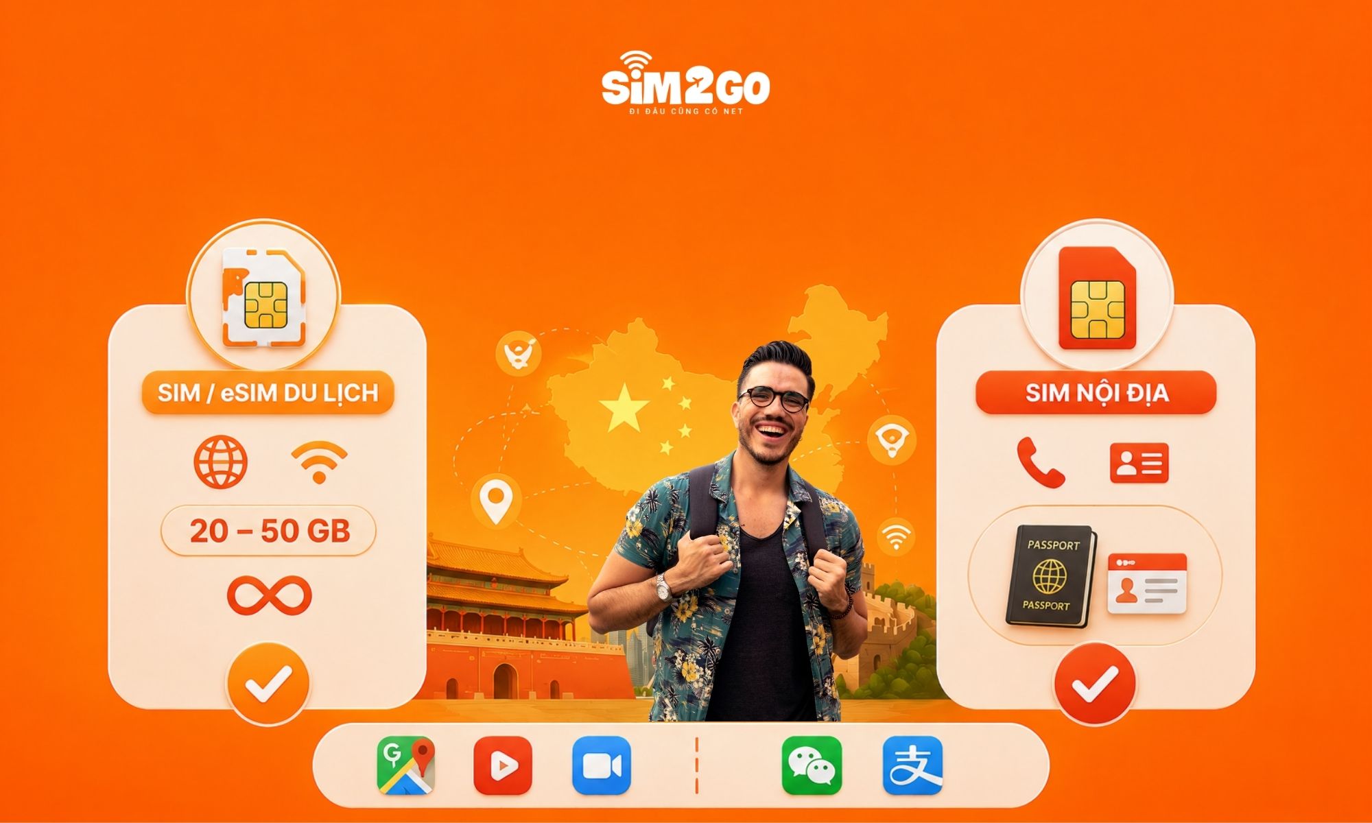 Chọn đúng dung lượng SIM hoặc eSIM theo thời gian lưu trú để luôn có Internet khi cần