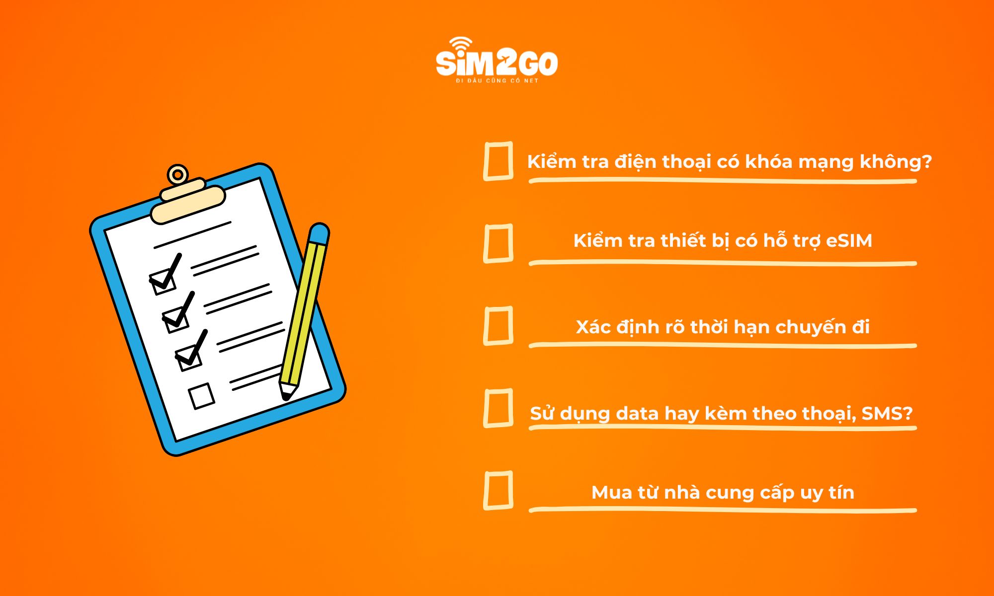 Đừng bỏ qua những điều cần kiểm tra trước khi mua SIM Đài Loan