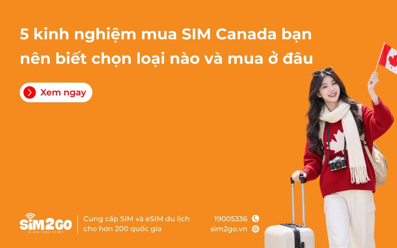 5 kinh nghiệm mua SIM Canada bạn nên biết chọn loại nào và mua ở đâu