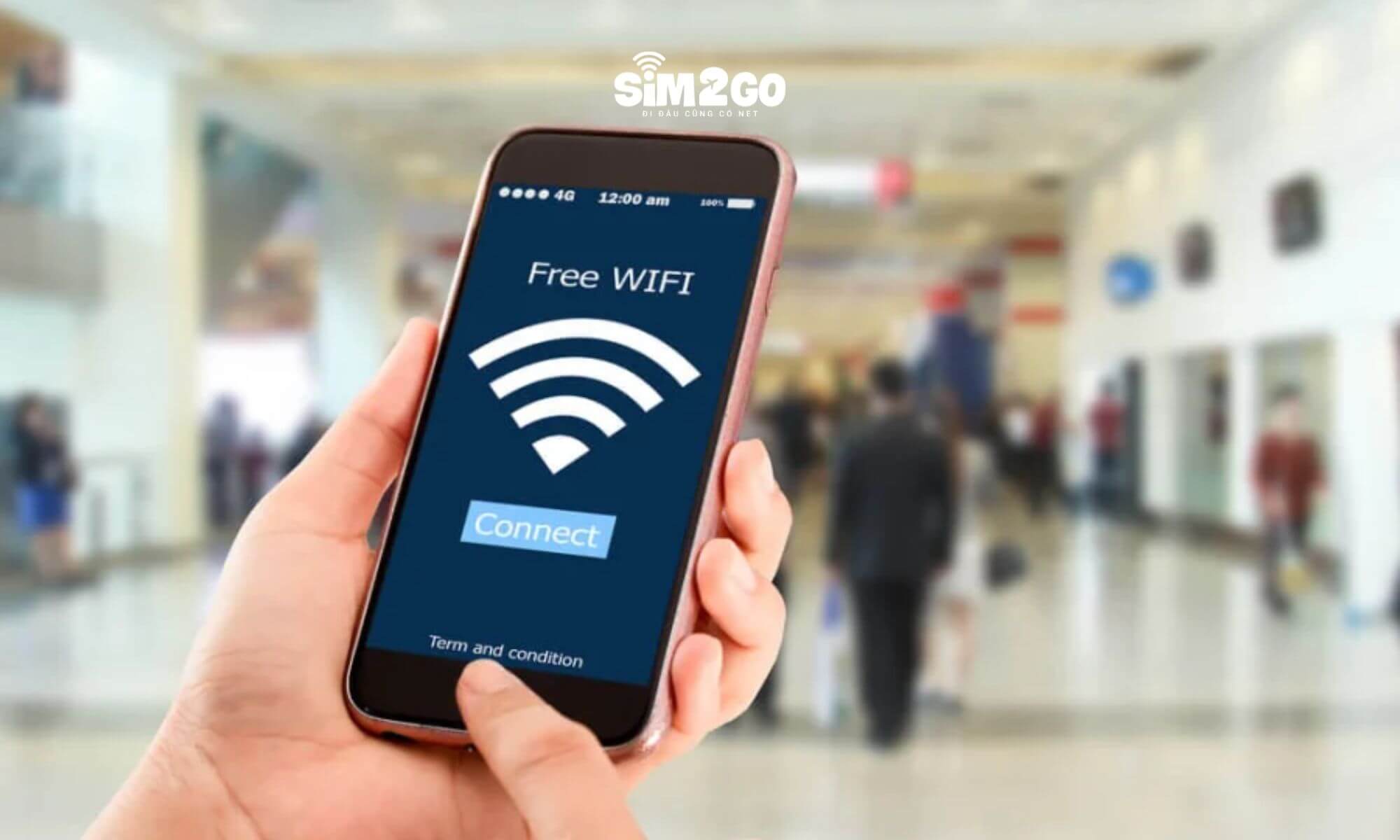 Có thể sử dụng Wi-Fi sân bay hoặc khách sạn để có kết nối ổn định khi cài eSIM
