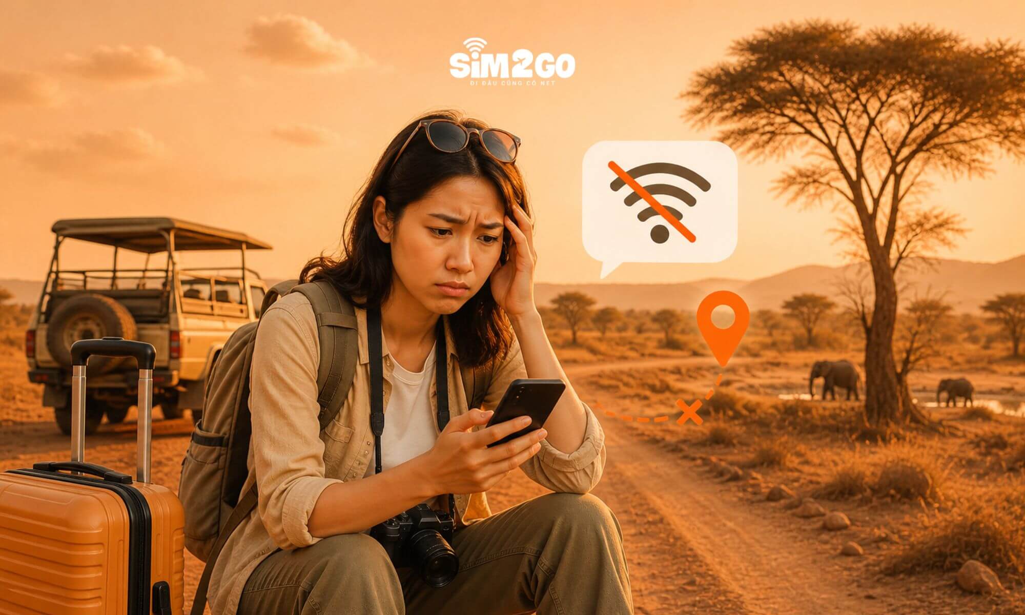 Hết data giữa chuyến đi có thể làm gián đoạn kết nối