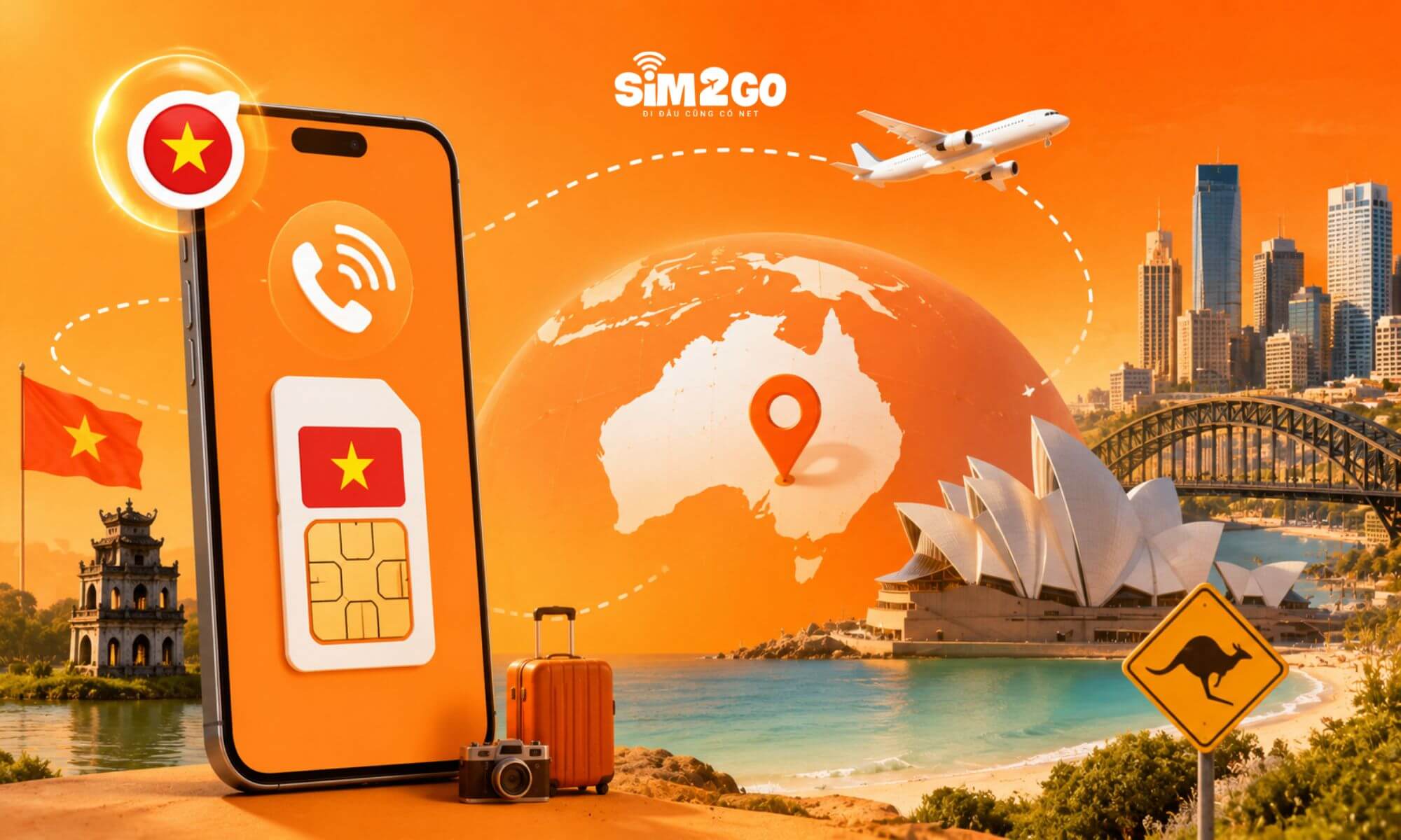 Roaming phù hợp khi cần giữ số Việt Nam trong chuyến đi Úc ngắn ngày