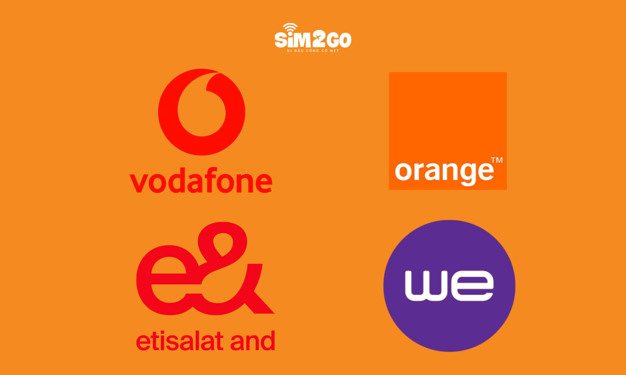 SIM và eSIM du lịch Ai Cập có nhiều lựa chọn từ Vodafone, Orange, e& đến WE
