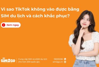 Tại sao dùng SIM/eSIM du lịch vẫn bị chặn TikTok và ChatGPT?