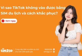 Tại sao dùng SIM/eSIM du lịch vẫn bị chặn TikTok và ChatGPT?