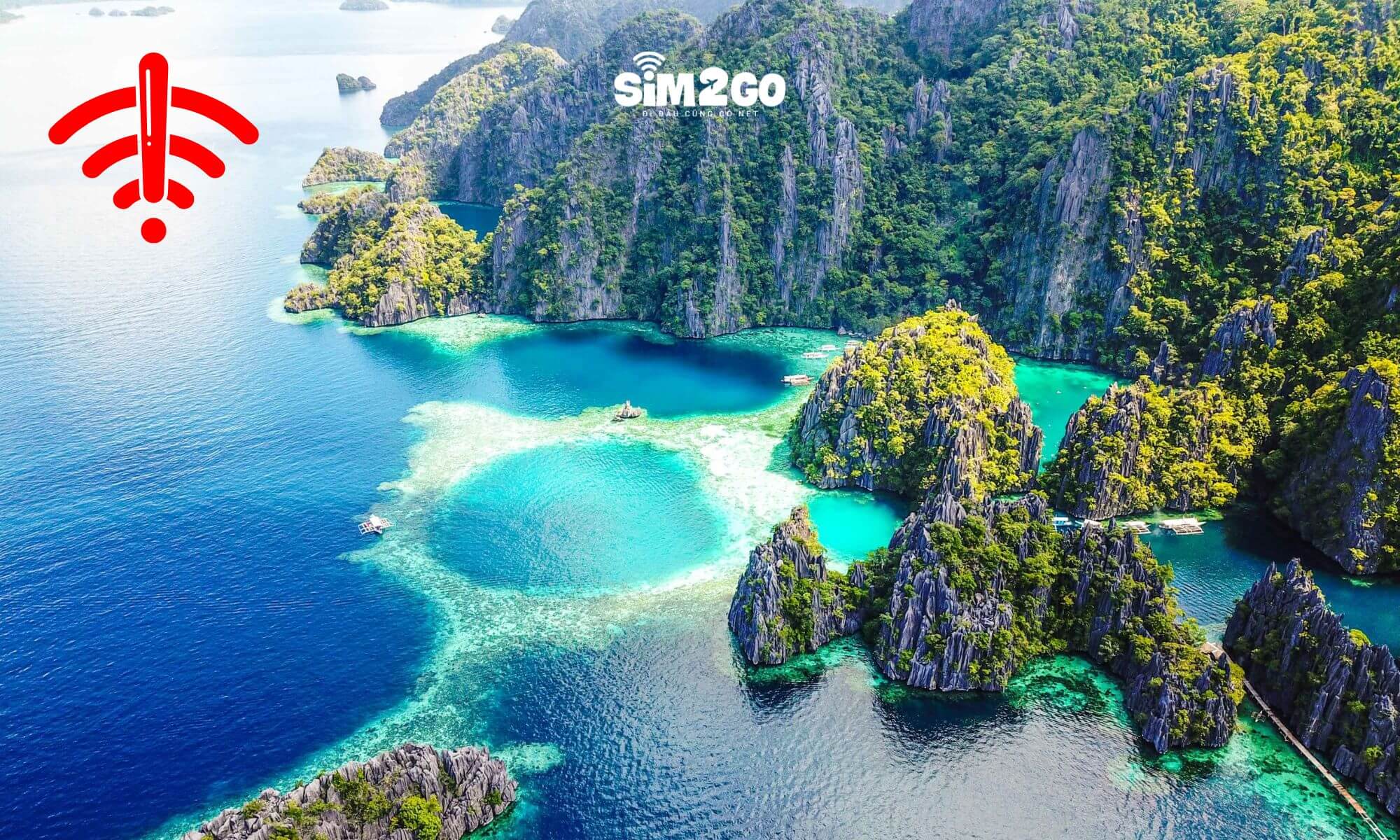 Vùng đảo xa bờ tại Palawan thường có sóng yếu hơn khu trung tâm